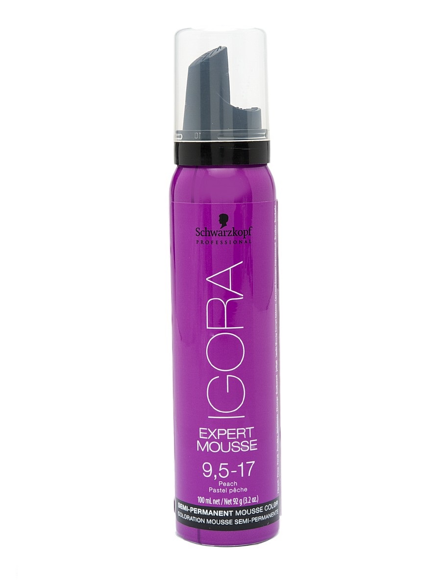 Igora Expert Mousse - Тонирующий мусс 9,5-17 для волос Светлый блондин сандрэ медный 100 мл1845699/258011 Igora Expert Mousse - Тонирующий мусс 9,5-17 для волос Светлый блондин сандрэ медный 100 мл1845699/258011Замечательное средство подарит вашим локонам изумительный, глубокий цвет. Продукт позаботится о здоровье волос, укрепив их, сделав крепкими и эластичными. Мусс не проникает в структуру, а лишь обволакивает их и постепенно смывается. Роскошные, ухоженные, с великолепным насыщенным цветом. Крепкие, послушные и шелковистые. Именно такими ваши волосы сделает тонирующий мусс от Schwarzkopf. Замечательное средство подарит вашим локонам изумительный, глубокий цвет. Продукт позаботится о здоровье волос, укрепив их, сделав крепкими и эластичными. Представленный мусс окутает ваши локоны бесподобным цветом. Самое главное, что для этого вам нужно лишь нанести средство на волосы и подождать пять минут. Если желаете получить более насыщенный оттенок – двадцать минут. В отличие от краски для волос, мусс не проникает в структуру, а лишь обволакивает их и постепенно смываетсяПриобретите тонирующий мусс от Schwarzkopf, и он в считанные мгновения подарит вашим волосам роскошный цвет, сделав их еще краше.