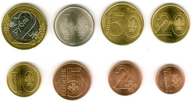 Годовой комплект из 8 монет. Республика Беларусь. 2009 год