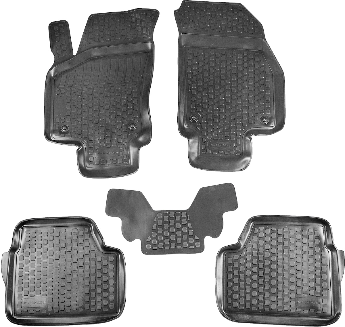 Коврик в салон автомобиля L.Locker, для Opel Astra H hb (04-), 5 шт0211011101 Коврик в салон автомобиля L.Locker, для Opel Astra H hb (04-), 5 шт0211011101Коврики L.Locker производятся индивидуально для каждой модели автомобиля из современного и экологически чистого материала. Изделия точно повторяют геометрию пола автомобиля, имеют высокий борт, обладают повышенной износоустойчивостью, антискользящими свойствами, лишены резкого запаха и сохраняют свои потребительские свойства в широком диапазоне температур (от -50°С до +80°С). Рисунок ковриков специально спроектирован для уменьшения скольжения ног водителя и имеет достаточную глубину, препятствующую свободному перемещению жидкости и грязи на поверхности. Одновременно с этим рисунок не создает дискомфорта при вождении автомобиля. Водительский ковер с предустановленными креплениями фиксируется на штатные места в полу салона автомобиля. Новая технология системы креплений герметична, не дает влаге и грязи проникать внутрь через крепеж на обшивку пола.