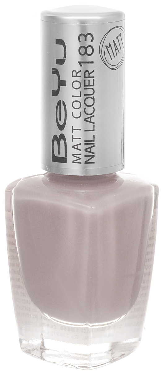 BeYu Лак для ногтей с матовым эффектом Matt Color Nail Lacquer 183 9 мл3116.183 BeYu Лак для ногтей с матовым эффектом Matt Color Nail Lacquer 183 9 мл3116.183Новый лак для ногтей с модным матовым финишем! Идеально матовое покрытие и насыщенные оттенки.
