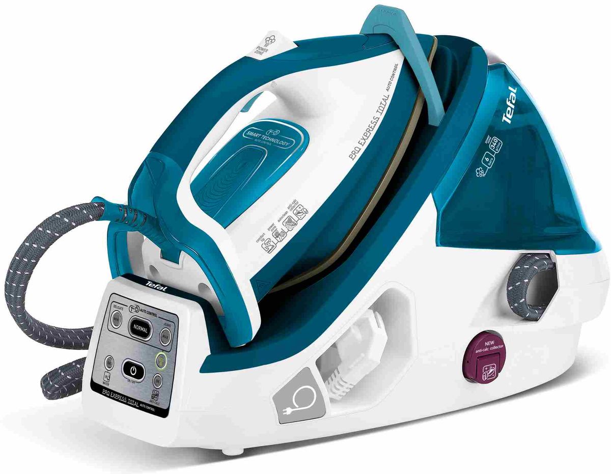 Tefal GV8461 Pro Express Anticalc Autoclean парогенераторGV8461E0 Tefal GV8461 Pro Express Anticalc Autoclean парогенераторGV8461E0Парогенератор Tefal GV8461 Pro Express Anticalc Autoclean - незаменимый помощник в каждом доме! Особенности: Система Fast heat up и высокая мощность обеспечат быстрый нагрев - всего 2 минуты! Компактный размер и малый вес. Паровой удар 220 г/мин обеспечит моментальное проникновение пара вглубь ткани и эффективное разглаживание ее изнутри. Специальная эко-функция позволяет экономить до 20% электроэнергии при каждом использовании, а с функцией автоотключения вы можете быть спокойны - парогенератор поймет, что процесс глажения или отпаривания окончен, и выключится сам.