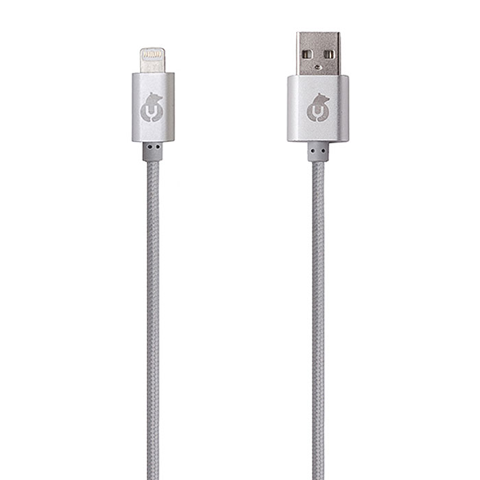 uBear Lightning-USB, Gray кабель Apple Lightning