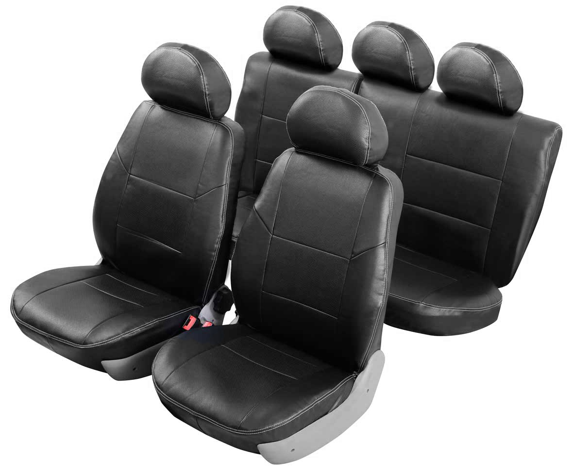 Чехлы автомобильные Senator Atlant, для KIA Sportage III 2010-S1010241 Чехлы автомобильные Senator Atlant, для KIA Sportage III 2010-S1010241Автомобильные чехлы Senator Atlant изготовлены из качественной мягкой экокожи, триплированной огнеупорным поролоном толщиной 5 мм, за счет чего чехол приобретает дополнительную мягкость. Подложка из спанбонда сохраняет свойства поролона и предотвращает его разрушение. Водительское сиденье имеет усиленные швы, все внутренние соединительные швы обработаны оверлоком. Чехлы идеально повторяют штатную форму сидений и выглядят как оригинальный кожаный салон. Разработаны индивидуально для каждой модели автомобиля. Дизайн чехлов Senator Atlant приближен к оригинальной обивке салона. Чехлы имеют вставки из перфорированной кожи по центру переднего сиденья и на подголовниках, которые создают дополнительный комфорт во время поездки. Декоративная контрастная прострочка по периметру авточехлов придает стильный и изысканный внешний вид интерьеру автомобиля. В спинках передних сидений расположены карманы, закрывающиеся на молнию. Чехлы сохраняют полную функциональность салона - трансформация сидений, возможность установки детских кресел ISOFIX, не препятствуют работе подушек безопасности AIRBAG и подогреву сидений. Для простоты установки используется липучка Velcro, учтены все технологические отверстия. Авточехлы Senator Atlant просты в уходе - загрязнения легко удаляются влажной тканью.