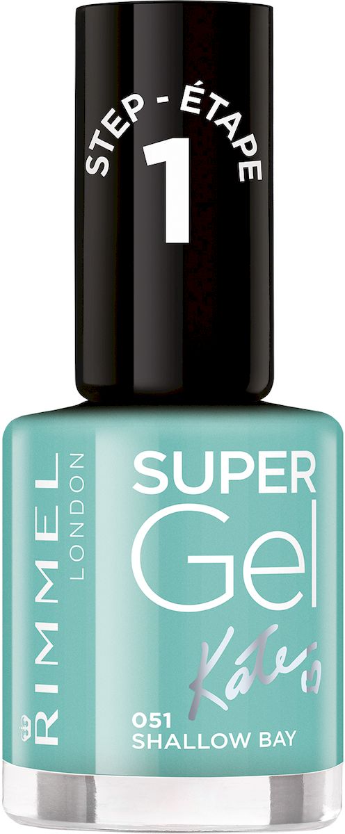 Rimmel Super Gel Kate nail polish Гель-лак для ногтей, тон 051 пастельно-мятный, 12 мл34776273051 Rimmel Super Gel Kate nail polish Гель-лак для ногтей, тон 051 пастельно-мятный, 12 мл34776273051Коллекция эксклюзивных оттенков от Кейт Мосс для еще более модного гелевого маникюра! STEP 1. Скажите Да! технологиям салонного маникюра у вас дома! БЕЗ УФ-ламп, БЕЗ спешки, БЕЗ огромных затрат и БЕЗ вреда для ногтей! Всего 2 простых шага для гелевого маникюра: нанесите 2 слоя гель-лака на ногти, затем нанесите 1 слой верхнего покрытия. STEP 1 обеспечит базовое покрытие и непревзойденный цвет!