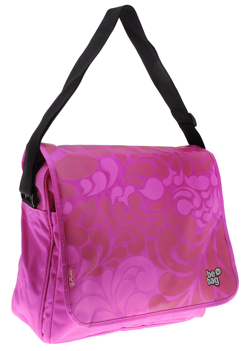 Herlitz Сумка школьная Be Bag Ornament Pink11359593 Herlitz Сумка школьная Be Bag Ornament Pink11359593Школьная сумка Herlitz Be Bag. Ornament Pink выполнена из прочного и износостойкого материала розового цвета.Сумка содержит одно вместительное отделение, закрывается на застежку-молнию с двумя бегунками и сверху клапаном. Клапан можно снимать и переворачивать. Также сумку можно использовать без клапана. Внутри отделения находятся большой карман на застежке-молнии и два открытых кармана-сетки. На лицевой стороне под клапаном находится вместительный карман на молнии, внутри которого находится открытый карман и органайзер для канцелярских принадлежностей, содержащий карман под мобильный телефон, карман на молнии, карман-сетку, три небольших открытых кармана и ленту с карабином для ключей.Сумка оснащена широким плечевым ремнем, регулируемым по длине.