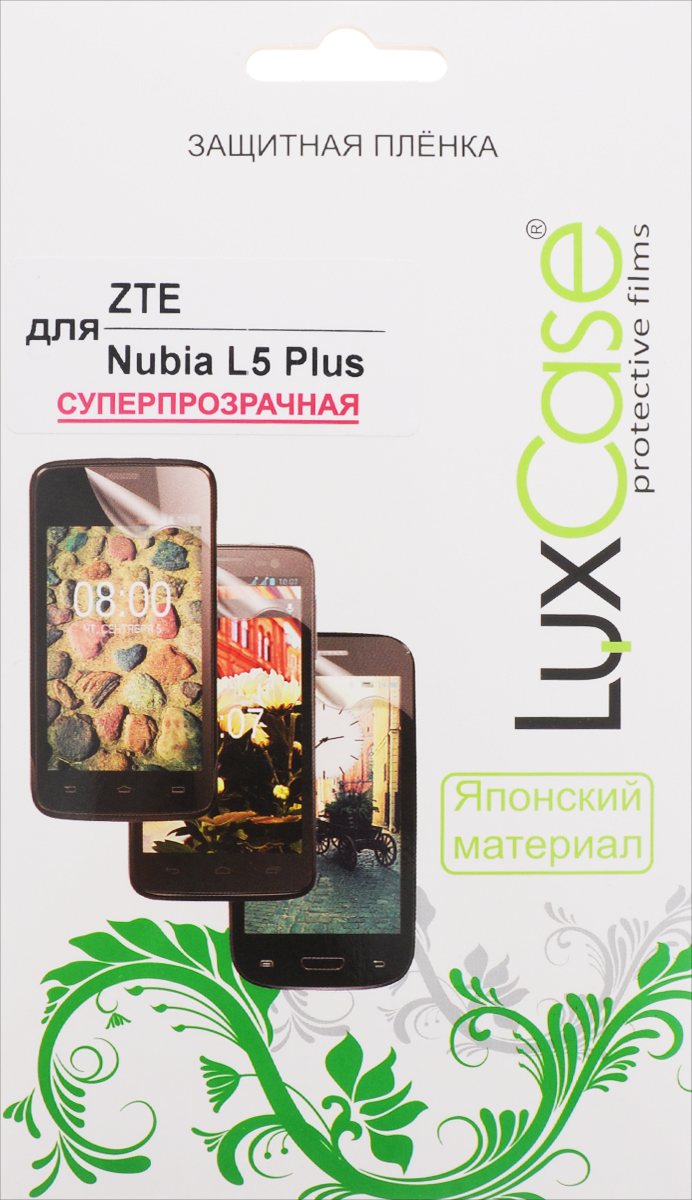 LuxCase защитная пленка для ZTE Blade L5 Plus, суперпрозрачная51459 LuxCase защитная пленка для ZTE Blade L5 Plus, суперпрозрачная51459Защитная пленка LuxCase для ZTE Blade L5 Plus сохраняет экран смартфона гладким и предотвращает появление на нем царапин и потертостей. Структура пленки позволяет ей плотно удерживаться без помощи клеевых составов и выравнивать поверхность при небольших механических воздействиях. Пленка практически незаметна на экране смартфона и сохраняет все характеристики цветопередачи и чувствительности сенсора.