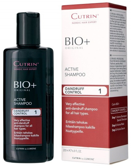 Cutrin Активный шампунь против перхоти Active Shampoo, 200 мл14222 Cutrin Активный шампунь против перхоти Active Shampoo, 200 мл14222Традиционный, чрезвычайно эффективный шампунь против перхоти. Предназначен для лечения серьезной, особенно жирной, перхоти, подходит для всех типов волос. Активный ингредиент - Пироктон Оламин. Удаляет перхоть, снимает зуд, нормализует работу сальных желез. Деготь заменен новым североевропейским ингредиентом - экстрактом побегов можжевельника, который успокаивает кожу головы.