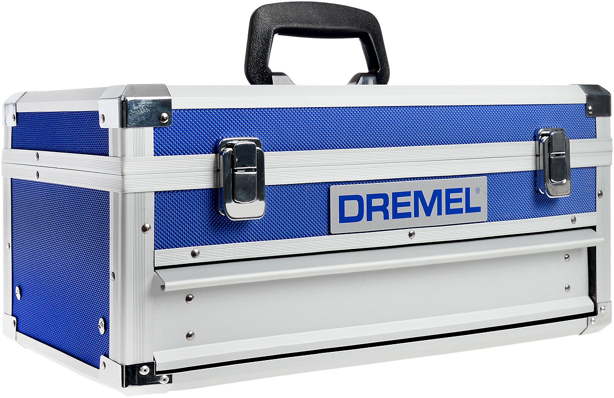 Инструмент аккумуляторный многофункциональный Dremel 8200F0138200KR Инструмент аккумуляторный многофункциональный Dremel 8200F0138200KRВыполняйте все работы по дому с помощью всего лишь одного многофункционального инструмента Dremel 8200. Изделие работает от литий-ионного аккумулятора 10,8 В и не уступает по мощности сетевым многофункциональным инструментам. Время зарядки не превышает 1 часа, что позволяет быстро завершить работу. Ускорьте установку сменных насадок с помощью гаечного ключа, встроенного в наконечник EZ Twist. Переходите от резки и шлифке к абразивной обработке и полированию в кратчайшие сроки. Тормоз двигателя мгновенно останавливает вращение насадки после выключения инструмента, и вы можете сразу отложить его в сторону, чтобы перейти к следующему этапу работы. Особенности инструмента:3-светодиодный индикатор заряда для контроля заряда аккумулятора.Инновационный наконечник EZ Twist: для смены насадок не требуется ключ.Выключатель отделен от кнопки блокировки шпинделя, что предотвращает случайную активацию стопора.Ползунковый переключатель скорости для полного контроля регулировки до 30000 об/мин.Ручка с мягкой накладкой гарантирует комфортную работу.Компактный и мощный литий-ионный аккумулятор 10,8В со временем зарядки 1 час.Мощный электродвигатель 36 мм для всех сложных работ по резке и не только.Тормоз двигателя мгновенно останавливает вращение насадки.Комплектация: Инструмент Dremel.65 высококачественных насадок Dremel.2 аккумуляторных блока 10,8В (875).Рукоятка для точных работ (577).Линейный фрезерный циркуль (678).Универсальная направляющая для резки ().Шлифовальная платформа (576).Приспособление Comfort Guard (550).Кейс для переноски.Инструкция по эксплуатации.