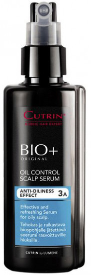 Cutrin Регулирующий лосьон для жирной кожи головы Oil Control Scalp Serum, 150 мл14239 Cutrin Регулирующий лосьон для жирной кожи головы Oil Control Scalp Serum, 150 мл14239Очищает кожу головы от излишков себума. Благодаря комплексу активных ингредиентов регулирует работу сальных желез, восстанавливая оптимальный гидролипидный баланс кожи головы и создавая ощущение свежести.
