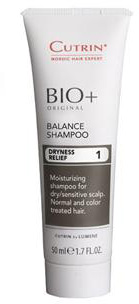 Cutrin Баланс-шампунь дорожный BIO+ Balance Shampoo, 50 мл14243 Cutrin Баланс-шампунь дорожный BIO+ Balance Shampoo, 50 мл14243Cutrin BIO + Balance Shampoo Баланс-шампунь (дорожный) профессиональное ухаживающее средство за проблемными волосами. Прекрасно подходит для ухода за волосами после окрашивания и химической завивки, в результате чего волосы могут стать пересушенными, кончики сечься и появиться неприятный зуд кожи головы. Благодаря сбалансированному составу, обогащенному необходимыми питательными и восстанавливающими компонентами в сочетании с ксилитолом и лактитолом, баланс-шампунь легко справляется со всеми возникшими проблемами. Полностью восстанавливается структура и водный баланс волос и кожи головы, исчезает ощущение стянутости и зуд кожи, прекращается ее шелушение. Вы больше не почувствуете никакого дискомфорта, наоборот, при регулярном использовании средства, волосы вновь станут сильными, красивыми, приобретут естественный сияющий блеск.Глубокое питание, увлажнение и надежная бережная защита волос все этоCutrin BIO+ Balance Shampoo! Будьте всегда очаровательны и неотразимы в любой ситуации!