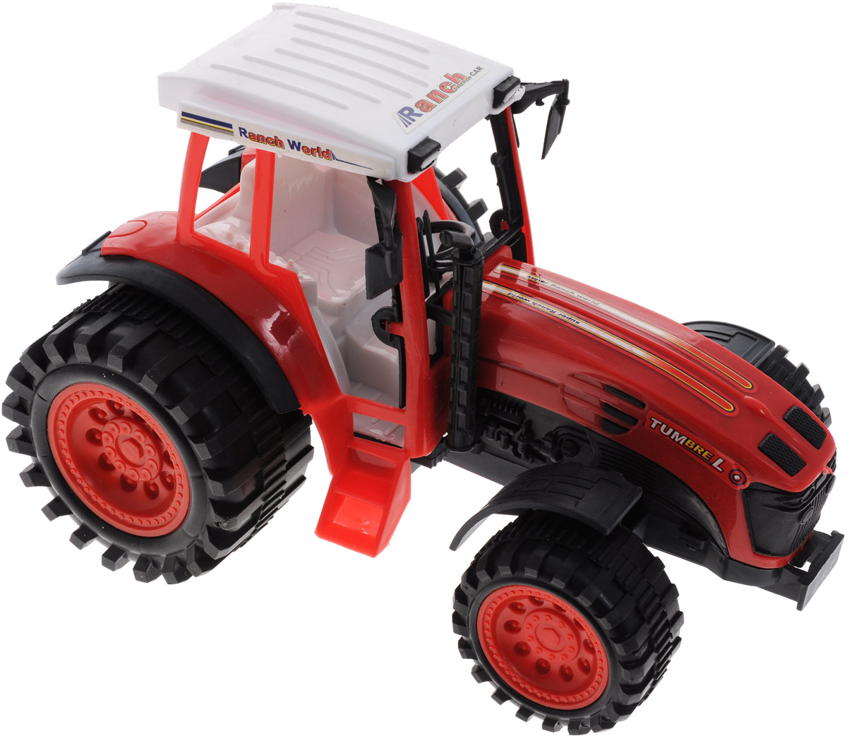 Junfa Toys Трактор инерционный Ranch World цвет красный