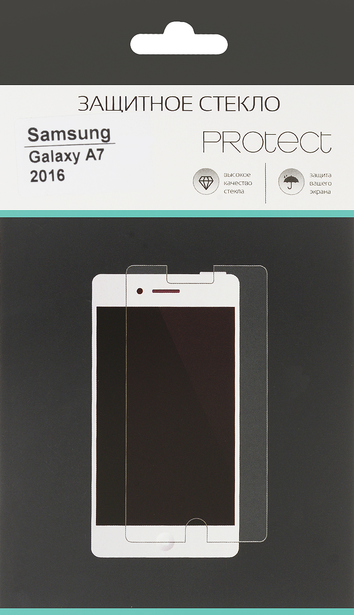 LuxCase Protect защитное стекло для Samsung Galaxy A7 (2016), суперпрозрачное40048 LuxCase Protect защитное стекло для Samsung Galaxy A7 (2016), суперпрозрачное40048Защитное стекло LuxCase Protect для Samsung Galaxy A7 (2016) обеспечивает надежную защиту сенсорного экрана устройства от большинства механических повреждений и сохраняет первоначальный вид дисплея, его цветопередачу и управляемость. В случае падения стекло амортизирует удар, позволяя сохранить экран целым и избежать дорогостоящего ремонта. Стекло обладает особой структурой, которая держится на экране без клея и сохраняет его чистым после удаления.