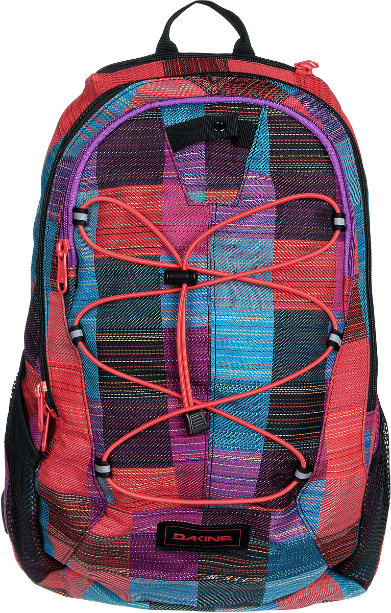 Рюкзак женский Dakine DK WOMENS TRANSIT 18L LAYLA. 0821007200117073 08210072 Рюкзак женский Dakine DK WOMENS TRANSIT 18L LAYLA. 0821007200117073 08210072Городской женский рюкзак. Карман для очков. Карман-органайзер. Боковые карманы из сетки. Резиновый шнур для закрепления вещей снаружи.