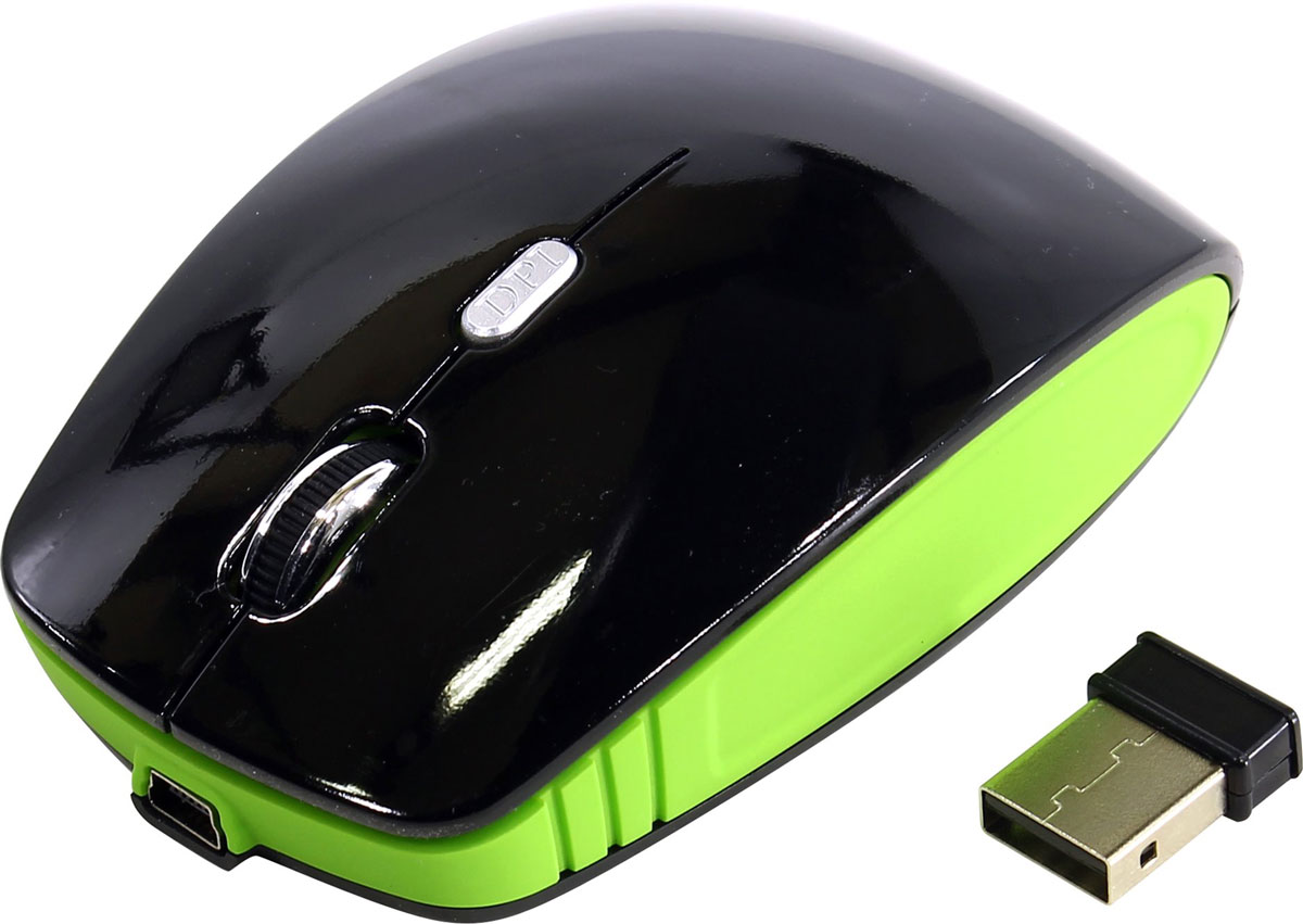 SmartBuy 336CAG, Black Green мышьSBM-336CAG-KN SmartBuy 336CAG, Black Green мышьSBM-336CAG-KNВажной особенностью SmartBuy 336CAG является возможность зарядки аккумулятора мыши без прекращения работы. В комплекте устройства идет USB-кабель, с помощью которого можно подключать мышь к USB-порту компьютера для подзарядки и при этом продолжать работу. На время зарядки мышь временно превращается в хвостатую. В режиме офисной работы периодичность подзарядки раз в 2-3 месяца, время зарядки аккумулятора всего 1 час.Эргономичный дизайн корпуса разработан для продолжительной работы без ощущения усталости. Радиус действия беспроводной связи составляет 10 метров, что обеспечивает большую свободу действий. SmartBuy 336CAG может работать практически на любой поверхности. Оптический сенсор обеспечивает максимально точное позиционирование курсора.