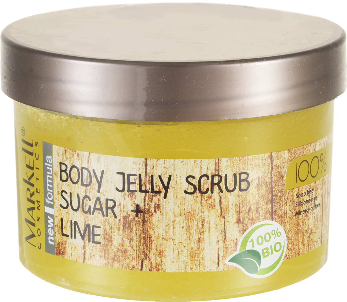 Markell Natural Line Скраб-желе для тела САХАР+ЛАЙМ, 280 г12373 Markell Natural Line Скраб-желе для тела САХАР+ЛАЙМ, 280 г12373Интенсивный скраб-желе для тела делает процедуру очищения незабываемой. Стимулирует микроциркуляцию в коже, освежает и тонизирует. Кожа надолго сохранит мягкость и приятный аромат. Сахар обеспечит мягкий скрабирующий эффект, растворяясь у Вас под руками. Ощутите непревзойденную гладкость Вашей кожи!