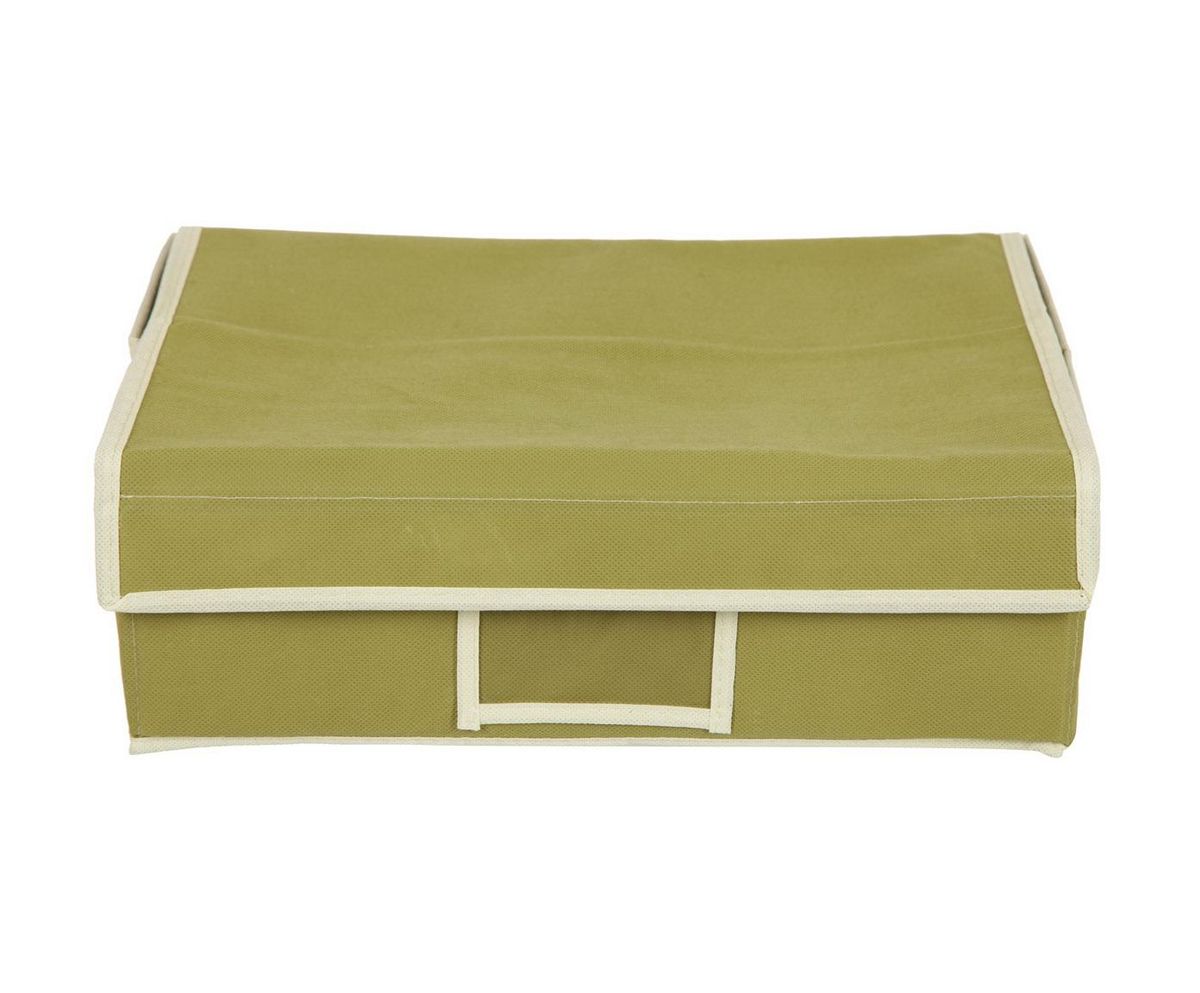 Кофр для хранения HomeMaster, складной, цвет: оливковый, 35 х 25 х 12 см20110412 Кофр для хранения HomeMaster, складной, цвет: оливковый, 35 х 25 х 12 см20110412Кофр HomeMaster предназначен для хранения вещей. Он обеспечит бережное хранение и позволит организовать внутреннее пространство вашего дома. Теперь вы быстро найдете необходимую вещь. Кофр можно расположить, как на полке, так и в выдвижном ящике вашего шкафа.