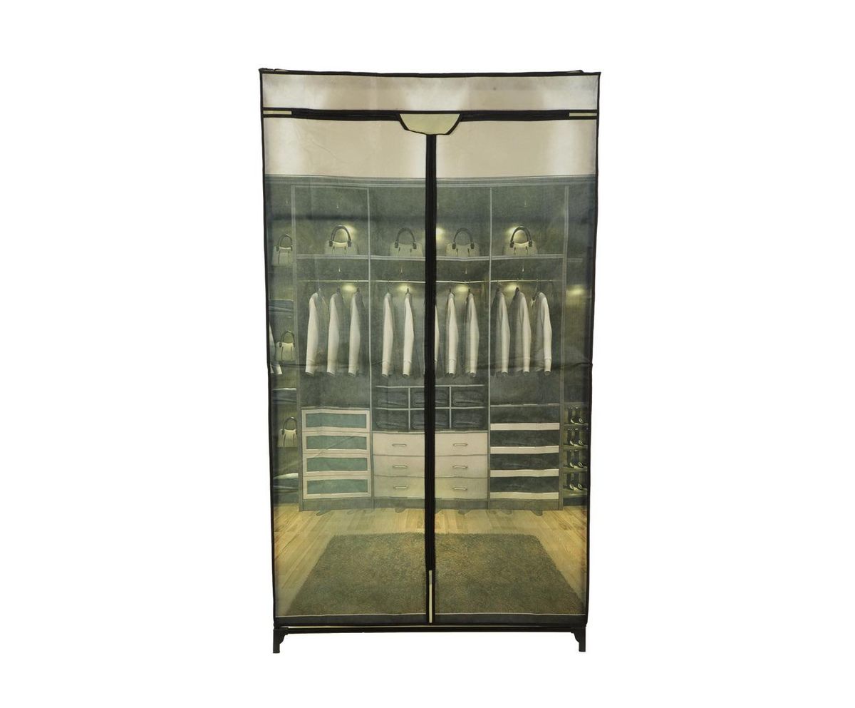 Гардероб для хранения одежды HomeMaster, цвет: черный, серый, 87 x 46 x 156 смW307-2B Гардероб для хранения одежды HomeMaster, цвет: черный, серый, 87 x 46 x 156 смW307-2BСкладной гардероб из ткани HomeMaster - это гениальное и практичное изобретение. Он поможет при переезде или в те моменты, когда к вам приезжают гости, или просто скопилось много одежды, например при смене сезонов. Гардероб имеет несколько секций с полками и вешалкой для одежды, легко складывается и очень компактно хранится, а вес составляет всего несколько килограмм. Замки-молнии на корпусе обеспечат независимый доступ к любой из секций. Его современный и стильный дизайн оформленный фото коллажем впишется в любой интерьер. Внимание! Нестандартная сборка. Верхняя часть шкафа собирается при одетом тканевом покрытии. При сборке используйте инструкцию. Все компоненты должны быть максимально сильно зафиксированы. Тканевое покрытие сшито максимально точно по размерам шкафа.