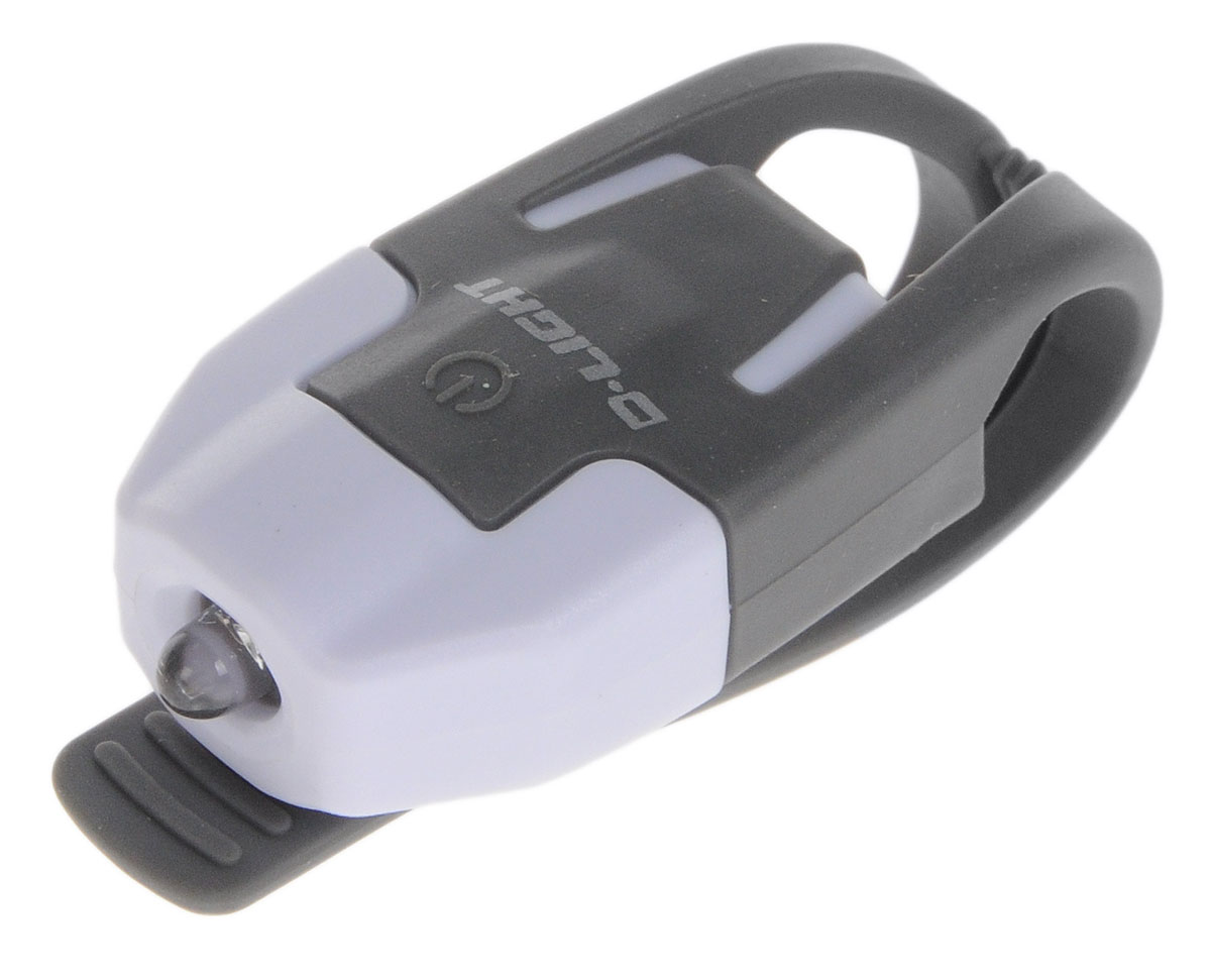 Фонарь велосипедный D-Light CG-210R, габаритный, задний, цвет: серый, белыйCG-210R-WH+GY Фонарь велосипедный D-Light CG-210R, габаритный, задний, цвет: серый, белыйCG-210R-WH+GYЗадний габаритный велофонарь с рассеянным светом D-Light CG-210R предназначен для обеспечения большей безопасности при поездках в темное время суток. Он легко крепится и снимается без дополнительных инструментов на основу диаметром 18-32 мм. Корпус изделия выполнен из прочного пластика. Фонарь имеет 2 режима: мигание и постоянное свечение. Изделие водонепроницаемо.Фонарь питается от 1 батареи типа CR2032 (входит в комплект).Время свечения: 45 ч.Время мигания: 85 ч.Размер фонаря (без учета крепления): 4 х 2,5 х 1,3 см.
