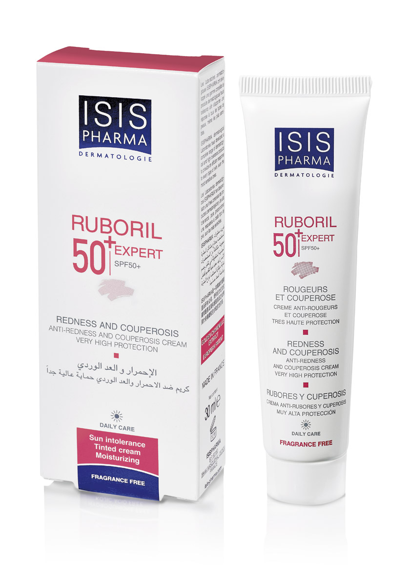Isispharma Крем RUBORIL SPF 50+ EXPERT 30 мл10909 Isispharma Крем RUBORIL SPF 50+ EXPERT 30 мл10909RUBORIL Expert 50+ защищает хрупкие кровеносные сосуды при куперозе и розацеа от неблагоприятного влияния солнечных лучей, благодаря защитному действию экстракта золотой ромашки (антемиса красильного) и минеральных солнцезащитных фильтров.Увлажняет и защищает кожу от воздействия солнечных лучей в течение всего дняУкрепляет стенки кровеносных сосудов Имеет легкий тонирующий эффект, для маскировки признаков покраснения, купероза и розацеа.