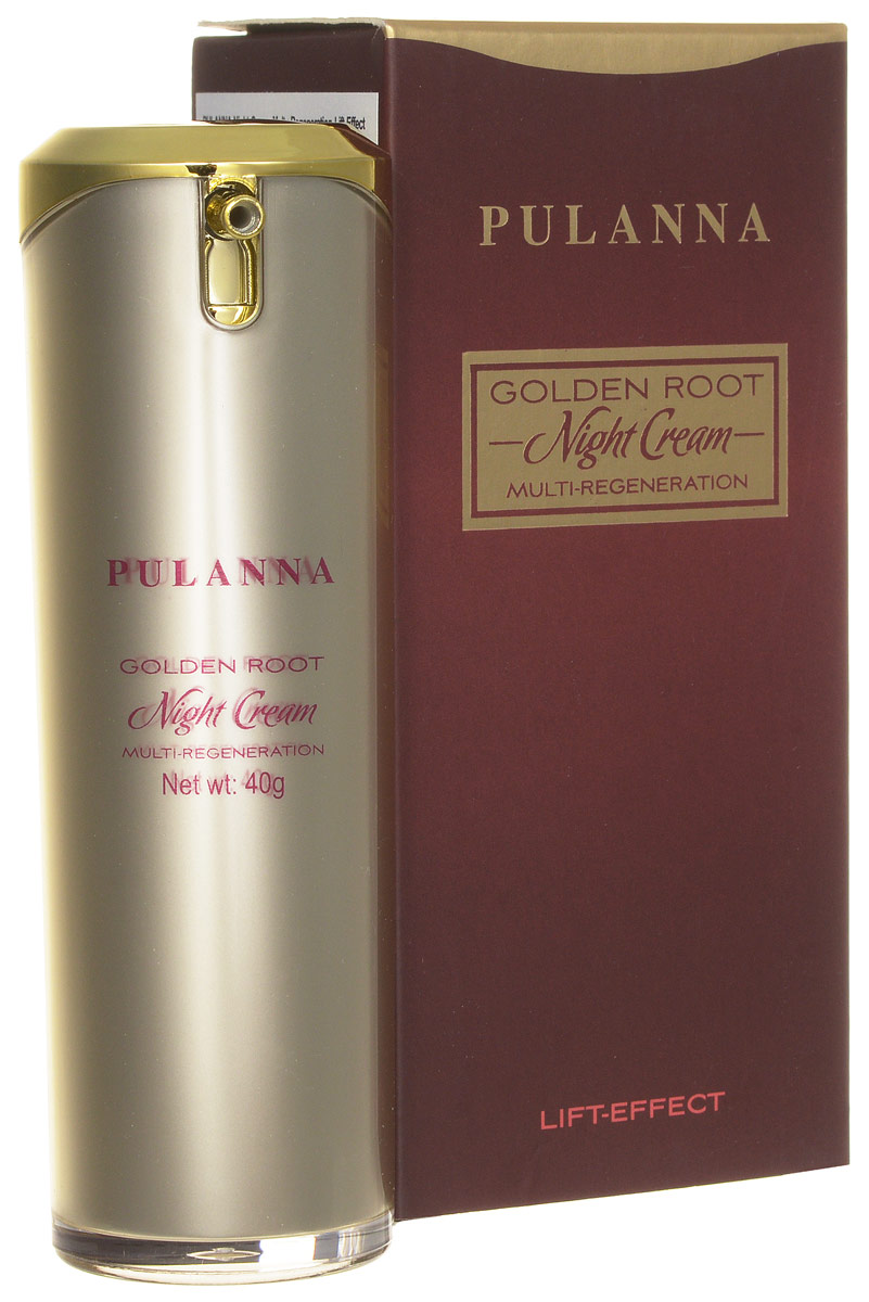 Pulanna Мульти-регенерирующий ночной крем на основе золотого корня - Night Cream Multi-Regeneration 40 г