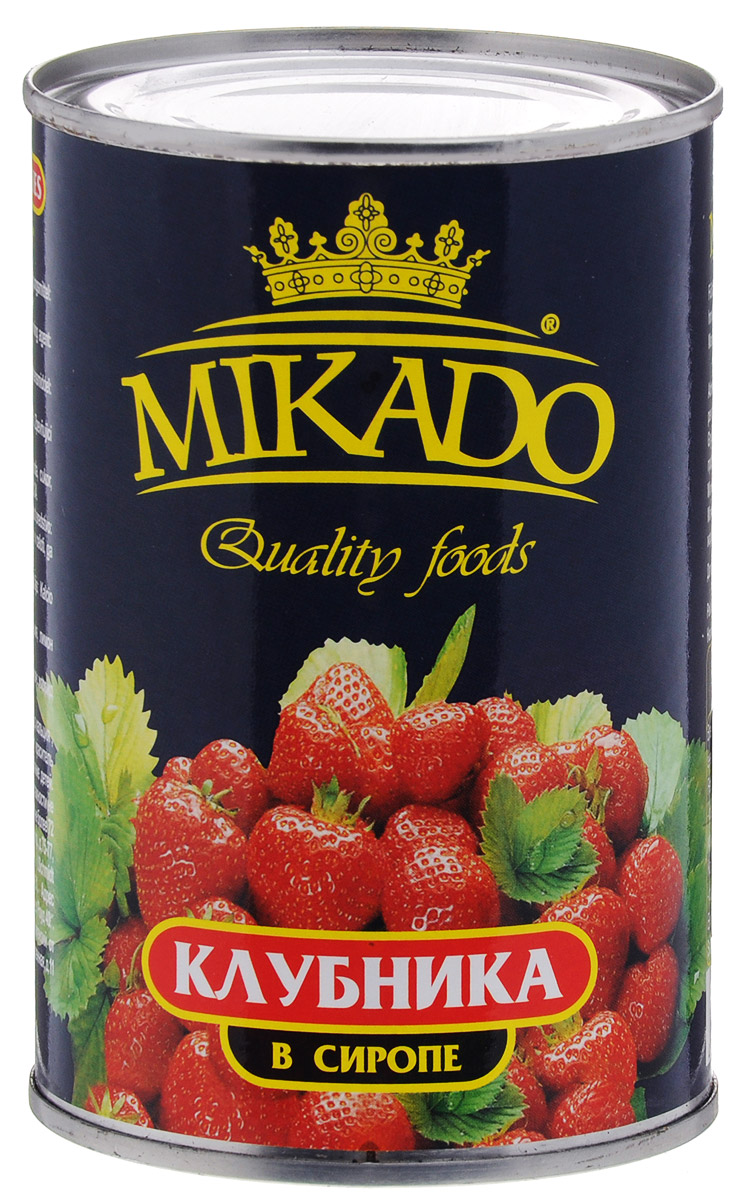 все цены на Mikado клубника в сиропе, 425 мл онлайн