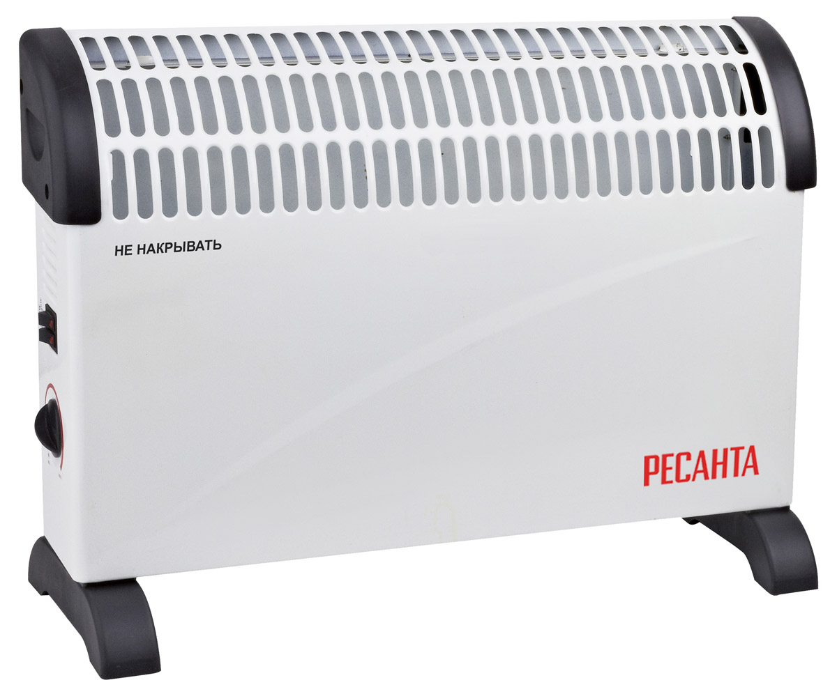 Ресанта ОК-1000С (стич) конвектор67/4/6 Ресанта ОК-1000С (стич) конвектор67/4/6Конвектор Ресанта ОК 1000 может быть установлен напольно на специальные ножки или настенно. Данный обогреватель имеет два режима мощности: 500 и 1000 Вт. Конвектор оснащен механическим термостатом для установки необходимой температуры обогрева. Опорные ножки, оснащенные колесами, упрощают перемещение обогревателя по помещению.