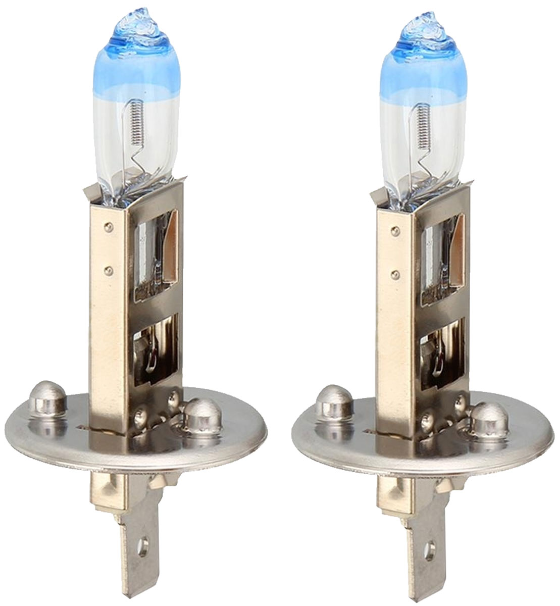 Лампа автомобильная галогенная Philips VisionPlus, для фар, цоколь H1 (P14,5s), 12V, 55W, 2 шт12258VPS2 Лампа автомобильная галогенная Philips VisionPlus, для фар, цоколь H1 (P14,5s), 12V, 55W, 2 шт12258VPS2Галогенная лампа для автомобильных фар Philips VisionPlus произведена из запатентованного кварцевого стекла с УФ фильтром Philips Quartz Glass. Кварцевое стекло Philips в отличие от обычного твердого стекла выдерживает гораздо большее давление смеси газов внутри колбы, что препятствует быстрому испарению вольфрама с нити накаливания. Кварцевое стекло выдерживает большой перепад температур, при попадании влаги на работающую лампу изделие не взрывается и продолжает работать. Лампы VisionPlus производят на 60% больше света по сравнению со стандартной галогеновой лампой, позволяя водителям видеть дорогу дальше, увеличивают зону освещения перед автомобилем на 25 метров и излучают максимально мощный направленный свет. Это повышает безопасность и комфорт вождения. Лампы отличаются высокой эффективностью и разумной ценой, удовлетворяя все современные требования. Автомобильные галогенные лампы Philips удовлетворят все нужды автомобилистов: дальний свет, ближний свет, передние противотуманные фары, передние и боковые указатели поворота, задние указатели поворота, стоп-сигналы, фонари заднего хода, задние противотуманные фонари, освещение номерного знака, задние габаритные/стояночные фонари, освещение салона.