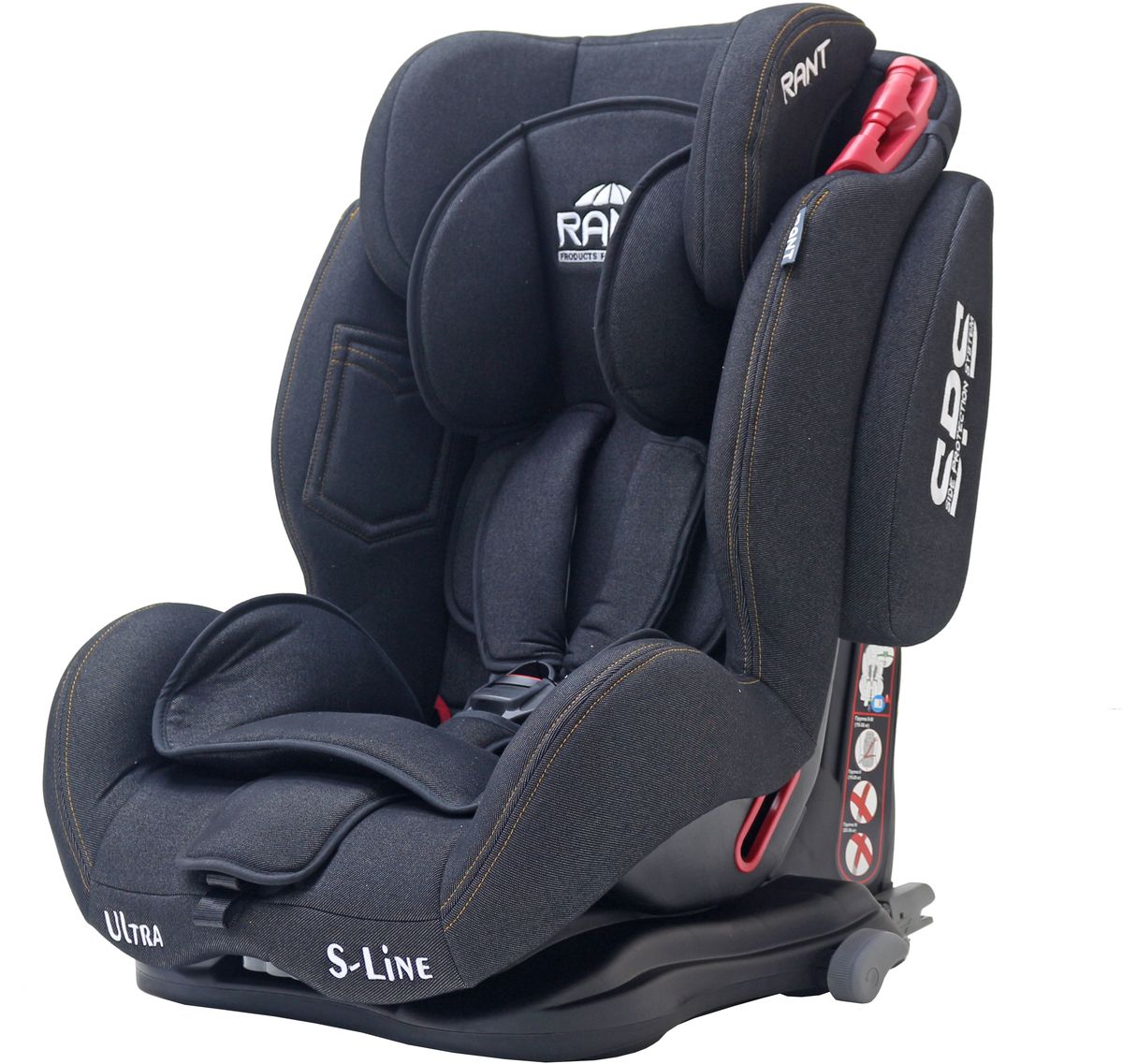 Rant Автокресло Ultra Isofix цвет джинсовый от 9 до 36 кг4650070980618 Rant Автокресло Ultra Isofix цвет джинсовый от 9 до 36 кг4650070980618Автокресло Rant Ultra - универсальное автокресло, предназначенное для детей весом от 9 до 36 кг (приблизительно с 9 месяцев до 12 лет). Это удобная, комфортная модель с хорошим уровнем безопасности.Корпус автокресла выполнен из ударопрочного пластика. Усиленная система боковой защиты SPS обеспечивает дополнительную защиту при боковых ударах. Система крепления автокресла оснащена фиксаторами для штатного ремня, делающими установку автокресла максимально надежной. Подголовник автокресла - объемный, глубокий. Высота регулируется в трех положениях. На подголовнике расположены направляющие для штатного ремня безопасности (используются в весовой категории от 15 кг, когда ребенок удерживается в кресле уже штатным ремнем безопасности, а не внутренними ремнями).Внутренние пятиточечные ремни безопасности с мягкими плечевыми накладками надежно удерживают малыша в автокресле. Ремни интегрированы в подголовник, регулируются по высоте одновременно с поднятием подголовника. Имеют центральную систему натяжения и прочный, практичный замок. Сиденье увеличенной ширины сделает более комфортной поездки уже подросшего ребенка. Угол наклона спинки регулируется в трех положениях. Для самых маленьких пассажиров предусмотрен мягкий съемный вкладыш.Чехол автокресла изготовлен из качественной, высокопрочной, гипоаллергенной ткани. Легко снимается для чистки или стирки.Автокресло устанавливается по направлению движения, с помощью штатного ремня безопасности автомобиля. Ребенок удерживается в кресле внутренними пятиточечными ремнями безопасности (до 18 кг) или штатным ремнем безопасности (от 18 кг), а также системой Isofix.Автокресло имеет усиленную боковую защиту. Корпус из ударопрочного пластика гарантируют защиту при боковых и фронтальных столкновениях. Пятиточечные ремни безопасности с мягкими плечевыми накладками надежно зафиксируют малыша в автокресле. Прочный и практичный замок фиксации ремней безопасности надежно удержит малыша при резких торможениях и толчках.
