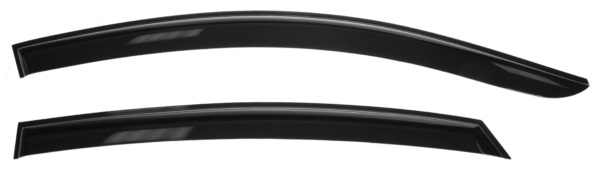 Дефлекторы окон Voron Glass Samurai, для седана Hyundai Solaris 2011-, 4 штDEF00240 Дефлекторы окон Voron Glass Samurai, для седана Hyundai Solaris 2011-, 4 штDEF00240Дефлекторы окон Voron Glass Samurai выполнены из авиационного поликарбоната - гибкого и прочного материала. Благодаря такому материалу дефлекторы не ломаются и сохраняют гибкость, устойчивы к механическому воздействию и УФ излучению. Эксплуатация без сколов и трещин. За счет усиленного скотча с высокой адгезией дефлекторы надежно фиксируются на двери. Проверенная аэродинамическая форма дефлектора позволяет использовать его без посторонних звуков даже на высоких скоростях. Подробная инструкция по установке на упаковке. Каждый дефлектор упакован в защитную пленку, гарантирующую отсутствие пыли и царапин. Перед установкой обязательно снимите защитную пленку.Длина дефлектора: 98 см.