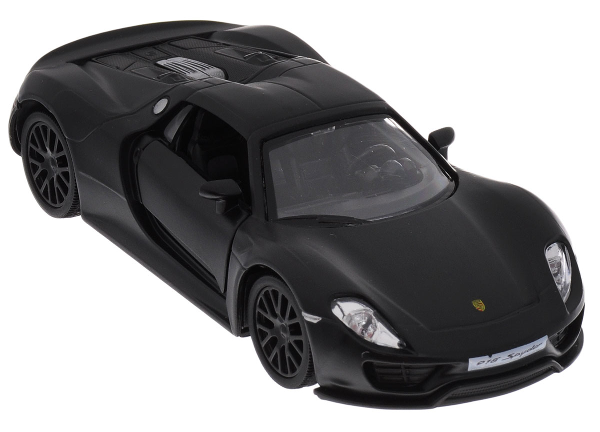 Uni-Fortune Toys Модель автомобиля Porsche 918 Spyder цвет черный