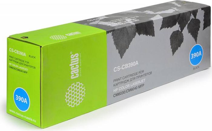Cactus CS-CB390A, Black тонер-картридж для HP CLJ CM6030/CM6040/CP6015CS-CB390A Cactus CS-CB390A, Black тонер-картридж для HP CLJ CM6030/CM6040/CP6015CS-CB390AТонер-картридж Cactus CS-CB390A для лазерных принтеров HP CLJ CM6030/CM6040/CP6015.Расходные материалы Cactus для лазерной печати максимизируют характеристики принтера. Обеспечивают повышенную чёткость чёрного текста и плавность переходов оттенков серого цвета и полутонов, позволяют отображать мельчайшие детали изображения. Гарантируют надежное качество печати.