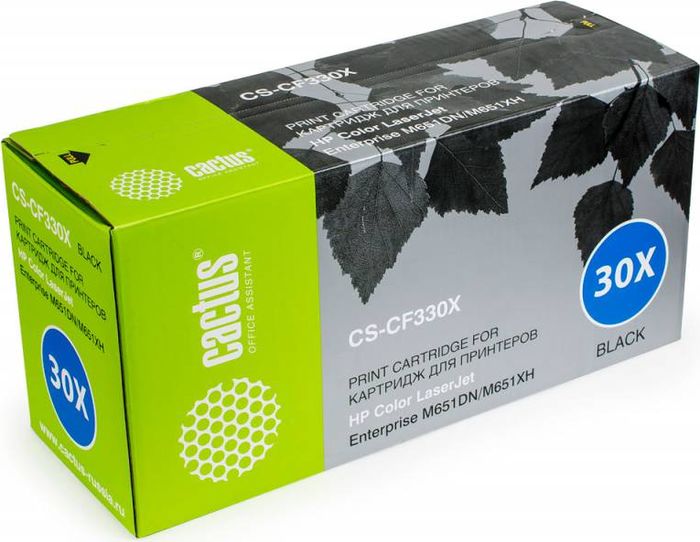 Cactus CS-CF330X, Black тонер-картридж для HP CLJ M651dn/M651n/M651xhCS-CF330X Cactus CS-CF330X, Black тонер-картридж для HP CLJ M651dn/M651n/M651xhCS-CF330XТонер-картридж Cactus CS-CF330X для лазерных принтеров HP CLJ M651dn/M651n/M651xh.Расходные материалы Cactus для лазерной печати максимизируют характеристики принтера. Обеспечивают повышенную чёткость чёрного текста и плавность переходов оттенков серого цвета и полутонов, позволяют отображать мельчайшие детали изображения. Гарантируют надежное качество печати.