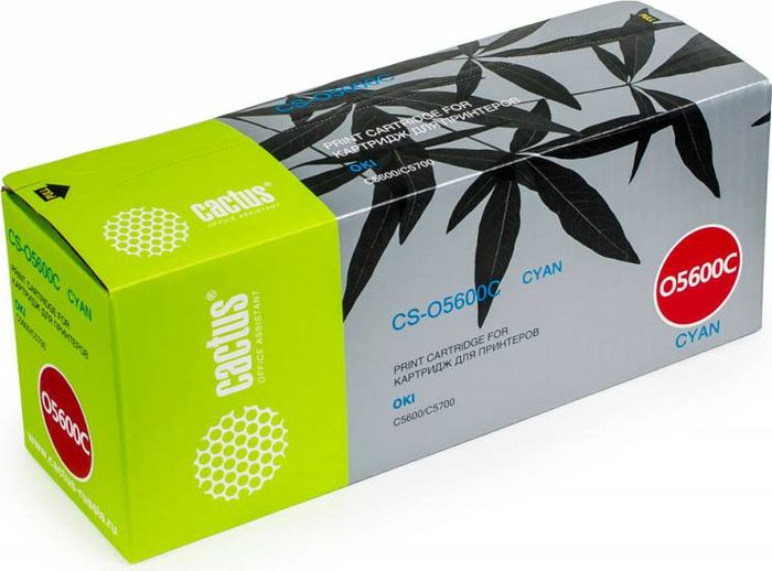 Cactus CS-O5600C, Cyan тонер-картридж для Oki C5600/C5700CS-O5600C Cactus CS-O5600C, Cyan тонер-картридж для Oki C5600/C5700CS-O5600CТонер-картридж Cactus CS-O5600C для лазерных принтеров Oki C5600/C5700.Расходные материалы Cactus для лазерной печати максимизируют характеристики принтера. Обеспечивают повышенную чёткость чёрного текста и плавность переходов оттенков серого цвета и полутонов, позволяют отображать мельчайшие детали изображения. Гарантируют надежное качество печати.