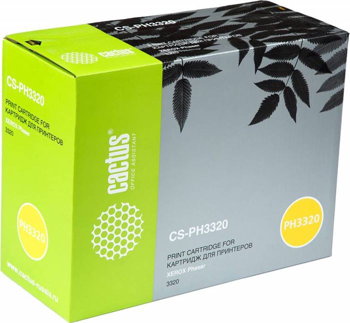 Cactus CS-PH3320 106R02304, Black тонер-картридж для Xerox Phaser 3320CS-PH3320 Cactus CS-PH3320 106R02304, Black тонер-картридж для Xerox Phaser 3320CS-PH3320Тонер-картридж Cactus CS-PH3320 106R02304 для лазерных принтеров Xerox Phaser 3320.Расходные материалы Cactus для лазерной печати максимизируют характеристики принтера. Обеспечивают повышенную чёткость чёрного текста и плавность переходов оттенков серого цвета и полутонов, позволяют отображать мельчайшие детали изображения. Гарантируют надежное качество печати.