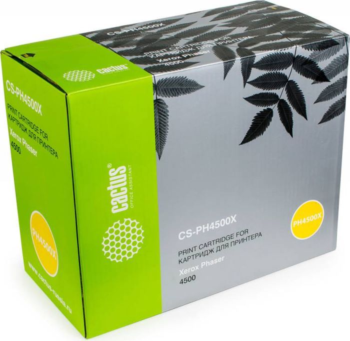 Cactus CS-PH4500X 113R00657, Black тонер-картридж для Xerox Phaser 4500CS-PH4500X Cactus CS-PH4500X 113R00657, Black тонер-картридж для Xerox Phaser 4500CS-PH4500XТонер-картридж Cactus CS-PH4500X 113R00657 для лазерных принтеров Xerox Phaser 4500.Расходные материалы Cactus для лазерной печати максимизируют характеристики принтера. Обеспечивают повышенную чёткость чёрного текста и плавность переходов оттенков серого цвета и полутонов, позволяют отображать мельчайшие детали изображения. Гарантируют надежное качество печати.