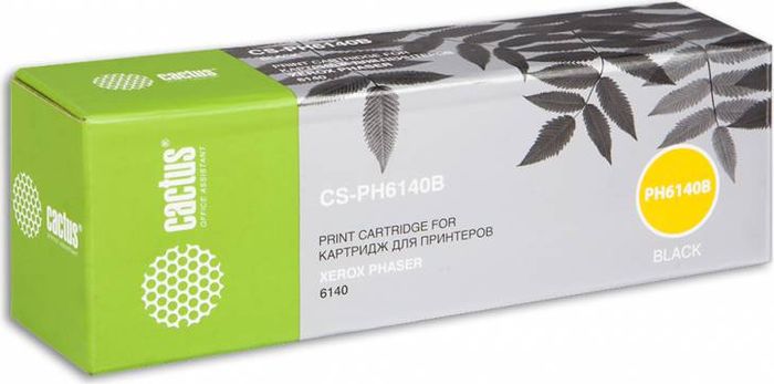 Cactus CS-PH6140C 106R01481, Cyan тонер-картридж для Xerox Phaser 6140CS-PH6140C Cactus CS-PH6140C 106R01481, Cyan тонер-картридж для Xerox Phaser 6140CS-PH6140CТонер-картридж Cactus CS-PH6140C 106R0148 для лазерных принтеров Xerox Phaser 6140.Расходные материалы Cactus для лазерной печати максимизируют характеристики принтера. Обеспечивают повышенную чёткость чёрного текста и плавность переходов оттенков серого цвета и полутонов, позволяют отображать мельчайшие детали изображения. Гарантируют надежное качество печати.
