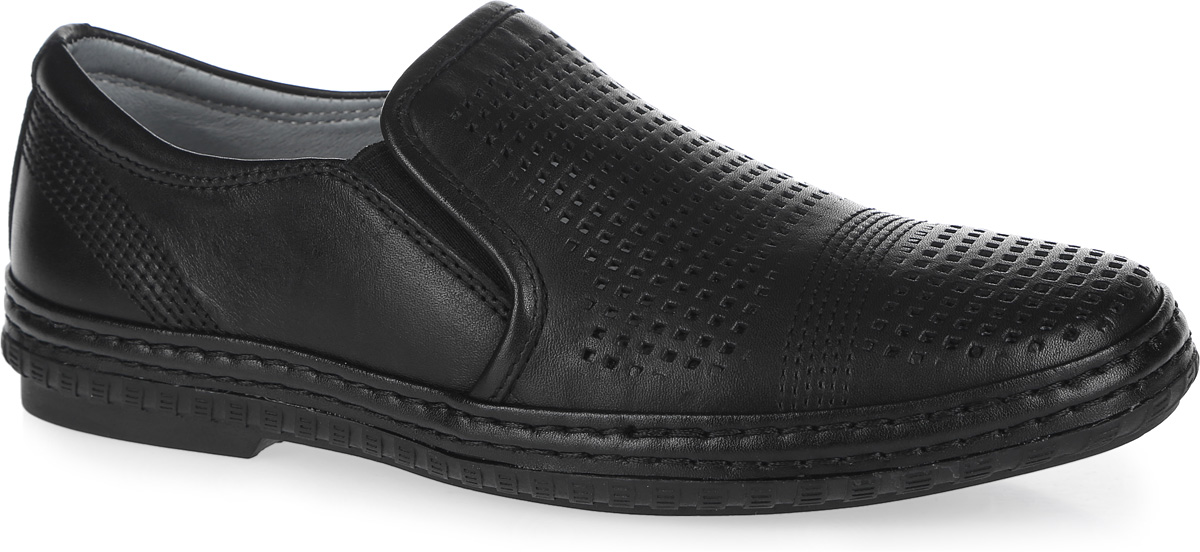 Туфли для мальчика Kapika, цвет: черный. 23357-1. Размер 36