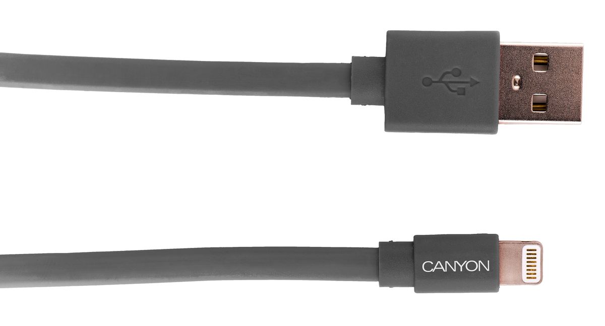 Canyon CNS-MFIC2DG, Dark Gray кабель для iPhone/iPod/iPad