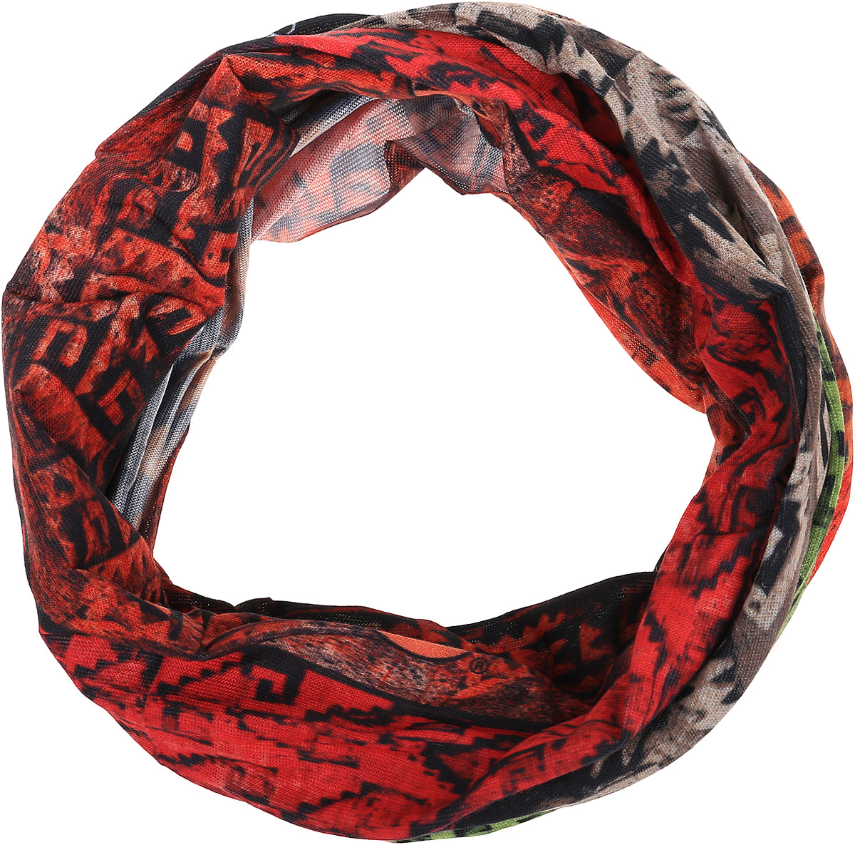 Бандана Buff Original Mitla, цвет: мультиколор. 110920.00. Размер универсальный110920.00 Бандана Buff Original Mitla, цвет: мультиколор. 110920.00. Размер универсальный110920.00Многофункциональная бандана-трансформер из серии Original Mitla изготовлена из тончайшего полиэстера в виде трубы. Такую бандану вы можете легко одеть на лицо или превратить в шапку-бандану, маску, повязку на голову или надеть бандану на шею. При надевании банданы на голову ее не нужно завязывать. Бесшовная бандана-труба оформлена ярким принтом и логотипом бренда.Данный тип спортивных бандан является самым универсальным, и может использоваться в любое время года.