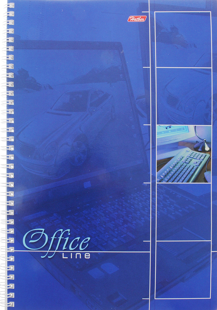 Hatber Тетрадь Office Line 80 листов в клетку цвет синий80Т4вмB1гр_синий Hatber Тетрадь Office Line 80 листов в клетку цвет синий80Т4вмB1гр_синийТетрадь Hatber Office Line непременно подойдет как школьнику, так и студенту.Обложка тетради выполнена из картона и оформлена в синем цвете. Внутренний блок состоит из 80 листов в синюю клетку с закругленными углами, формата А4. Листы тетради соединены надежным металлическим гребнем. Такая удобная тетрадь от Hatber Office Line станет для вас надежным помощником в учебных или офисных делах.