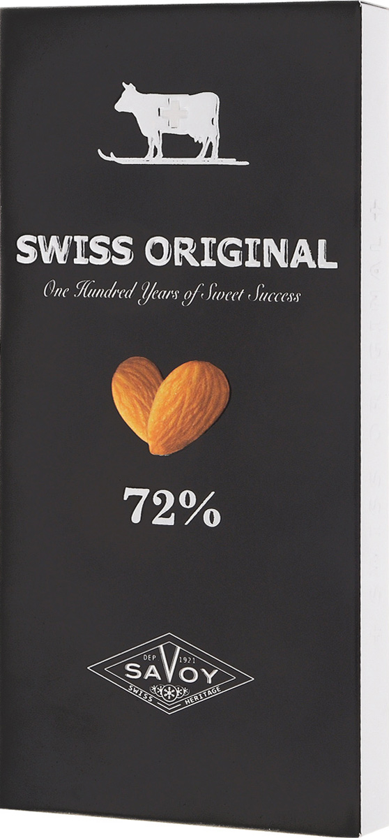 Swiss Original горький шоколад с миндалем, 100 г14.6034 Swiss Original горький шоколад с миндалем, 100 г14.6034Для шоколада Swiss Original были отобраны какао-бобы из Эквадора. Поэтому в его шоколадно-миндальном вкусе отчетливо проявляют себя выразительные нотки ангелики и лакрицы.