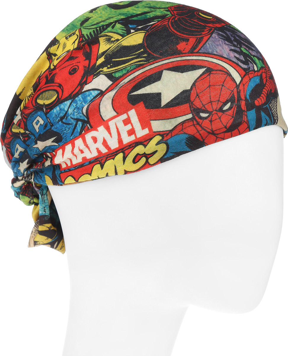 Бандана детская Buff Original Superheroes Original Fighters, цвет: мультиколор. 108217.00. Размер универсальный108217.00 Бандана детская Buff Original Superheroes Original Fighters, цвет: мультиколор. 108217.00. Размер универсальный108217.00Многофункциональная детская Buff бандана Original Superheroes Fighters выполнена из мягкой микрофибры. Благодаря материалу Coolmax, влага моментально отводится наружу и высыхает, также обеспечивается 95% защита от ультрафиолетовых лучей. Специальная четырехканальная структура материала Coolmax Extreme формирует систему, которая выводит влагу наружу от кожи к внешнему слою ткани. Благодаря своевременному отводу влаги поддерживается нормальная температура тела, и снижается риск перегрева. Ткань обработана ионами серебра, обеспечивающими длительный антибактериальный эффект и предотвращающими появление запаха. Материал не теряет цвет и эластичность, не требует глажки. Бесшовная бандана-труба оформлена контрастным изображением героев комиксов Marvel и фирменным логотипом бренда. Модель можно носить на шее и на голове, как шейный платок, маску, бандану, шапку и подшлемник. Изделие очень эластично и принимает практически любую форму. Свойства материала позволяют использовать бандану в любое время года, при занятиях любым видом спорта, активного отдыха, туризма.