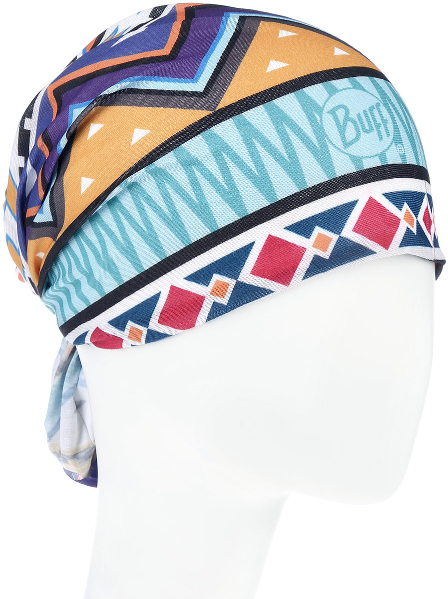 Бандана Buff Original Assip, цвет: мультиколор. 108888.00. Размер универсальный108888.00 Бандана Buff Original Assip, цвет: мультиколор. 108888.00. Размер универсальный108888.00Многофункциональная Buff бандана Original Assip выполнена из мягкой микрофибры. Благодаря материалу Coolmax, влага моментально отводится наружу и высыхает, также обеспечивается 95% защита от ультрафиолетовых лучей. Специальная четырехканальная структура материала Coolmax Extreme формирует систему, которая выводит влагу наружу от кожи к внешнему слою ткани. Благодаря своевременному отводу влаги поддерживается нормальная температура тела, и снижается риск перегрева. Ткань обработана ионами серебра, обеспечивающими длительный антибактериальный эффект и предотвращающими появление запаха. Материал не теряет цвет и эластичность, не требует глажки. Бесшовная бандана-труба оформлена яркими геометрическими фигурами и логотипом бренда. Модель можно носить на шее и на голове, как шейный платок, маску, бандану, шапку и подшлемник. Изделие очень эластично и принимает практически любую форму. Свойства материала позволяют использовать бандану в любое время года, при занятиях любым видом спорта, активного отдыха, туризма или рыбалки.