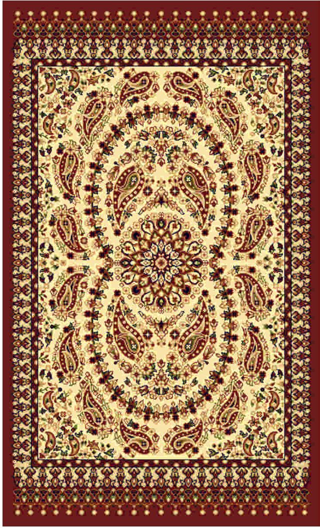 Ковер Kamalak tekstil, прямоугольный, цвет: кремовый, 80 x 150 см. УК-0187УК-0187 Ковер Kamalak tekstil, прямоугольный, цвет: кремовый, 80 x 150 см. УК-0187УК-0187Ковры-паласы выполнены из полипропилена. Ковры обладают хорошими показателями теплостойкости и шумоизоляции. Являются гиппоалергенными. За счет невысокого ворса ковры легко чистить. Вам придется по душе широкая гамма цветов и возможность гармонично оформить интерьер. Практичный и устойчивый к износу ворс - от постоянного хождения не истирается, не накапливает статическое электричество. Структура волокна в полипропиленовых моделях гладкая, поэтому грязь не может выесться, на ворсе она скапливается с трудом. Полипропилен не впитывает влагу, отталкивает водянистые пятна. Уход: Самый простой способ избавить изделие от грязи – пропылесосить его с обеих сторон (лицевой и изнаночной).Влажная уборка с применением шампуней и моющих средств не противопоказана. Если шерсти и шёлку универсальные чистящие составы не подходят, то для синтетики они придутся в самый раз.Хранить их нужно рулоном, не складывая «салфеткой».При надлежащем уходе синтетический ковёр прослужит долго, не утратив ни яркости узора, ни блеска ворса, ни его упругости.