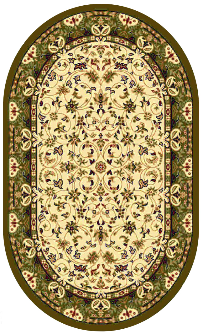 Ковер Kamalak tekstil, овальный, цвет: кремовый, 60 x 110 см. УК-0148УК-0148 Ковер Kamalak tekstil, овальный, цвет: кремовый, 60 x 110 см. УК-0148УК-0148Ковры-паласы выполнены из полипропилена. Ковры обладают хорошими показателями теплостойкости и шумоизоляции. Являются гиппоалергенными. За счет невысокого ворса ковры легко чистить. Вам придется по душе широкая гамма цветов и возможность гармонично оформить интерьер. Практичный и устойчивый к износу ворс - от постоянного хождения не истирается, не накапливает статическое электричество. Структура волокна в полипропиленовых моделях гладкая, поэтому грязь не может выесться, на ворсе она скапливается с трудом. Полипропилен не впитывает влагу, отталкивает водянистые пятна. Уход: Самый простой способ избавить изделие от грязи – пропылесосить его с обеих сторон (лицевой и изнаночной).Влажная уборка с применением шампуней и моющих средств не противопоказана. Если шерсти и шёлку универсальные чистящие составы не подходят, то для синтетики они придутся в самый раз.Хранить их нужно рулоном, не складывая «салфеткой».При надлежащем уходе синтетический ковёр прослужит долго, не утратив ни яркости узора, ни блеска ворса, ни его упругости.