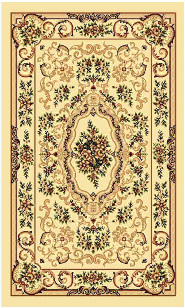 Ковер Kamalak tekstil, прямоугольный, цвет: кремовый, 60 x 110 см. УК-0105УК-0105 Ковер Kamalak tekstil, прямоугольный, цвет: кремовый, 60 x 110 см. УК-0105УК-0105Ковры-паласы выполнены из полипропилена. Ковры обладают хорошими показателями теплостойкости и шумоизоляции. Являются гиппоалергенными. За счет невысокого ворса ковры легко чистить. Вам придется по душе широкая гамма цветов и возможность гармонично оформить интерьер. Практичный и устойчивый к износу ворс - от постоянного хождения не истирается, не накапливает статическое электричество. Структура волокна в полипропиленовых моделях гладкая, поэтому грязь не может выесться, на ворсе она скапливается с трудом. Полипропилен не впитывает влагу, отталкивает водянистые пятна. Уход: Самый простой способ избавить изделие от грязи – пропылесосить его с обеих сторон (лицевой и изнаночной).Влажная уборка с применением шампуней и моющих средств не противопоказана. Если шерсти и шёлку универсальные чистящие составы не подходят, то для синтетики они придутся в самый раз.Хранить их нужно рулоном, не складывая «салфеткой».При надлежащем уходе синтетический ковёр прослужит долго, не утратив ни яркости узора, ни блеска ворса, ни его упругости.