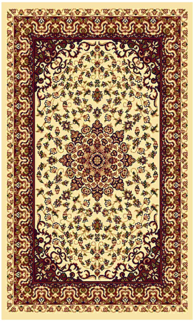 Ковер Kamalak tekstil, прямоугольный, цвет: кремовый, 80 x 150 см. УК-0209УК-0209 Ковер Kamalak tekstil, прямоугольный, цвет: кремовый, 80 x 150 см. УК-0209УК-0209Ковры-паласы выполнены из полипропилена. Ковры обладают хорошими показателями теплостойкости и шумоизоляции. Являются гиппоалергенными. За счет невысокого ворса ковры легко чистить. Вам придется по душе широкая гамма цветов и возможность гармонично оформить интерьер. Практичный и устойчивый к износу ворс - от постоянного хождения не истирается, не накапливает статическое электричество. Структура волокна в полипропиленовых моделях гладкая, поэтому грязь не может выесться, на ворсе она скапливается с трудом. Полипропилен не впитывает влагу, отталкивает водянистые пятна. Уход: Самый простой способ избавить изделие от грязи – пропылесосить его с обеих сторон (лицевой и изнаночной).Влажная уборка с применением шампуней и моющих средств не противопоказана. Если шерсти и шёлку универсальные чистящие составы не подходят, то для синтетики они придутся в самый раз.Хранить их нужно рулоном, не складывая «салфеткой».При надлежащем уходе синтетический ковёр прослужит долго, не утратив ни яркости узора, ни блеска ворса, ни его упругости.