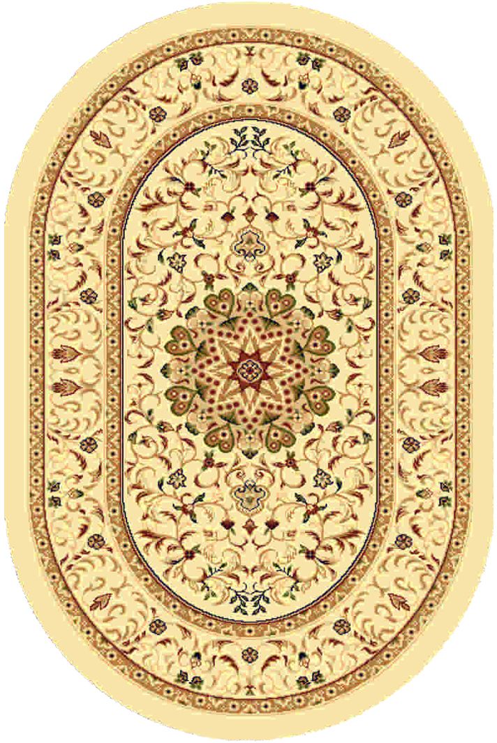 Ковер Kamalak tekstil, овальный, 100 x 150 см. УК-0374УК-0374 Ковер Kamalak tekstil, овальный, 100 x 150 см. УК-0374УК-0374Ковер Kamalak Tekstil изготовлен из прочного синтетического материала heat-set, улучшенного варианта полипропилена (эта нить получается в результате его дополнительной обработки). Полипропилен износостоек, нетоксичен, не впитывает влагу, не провоцирует аллергию. Структура волокна в полипропиленовых коврах гладкая, поэтому грязь не будет въедаться и скапливаться на ворсе. Практичный и износоустойчивый ворс не истирается и не накапливает статическое электричество. Ковер обладает хорошими показателями теплостойкости и шумоизоляции. Оригинальный рисунок позволит гармонично оформить интерьер комнаты, гостиной или прихожей. За счет невысокого ворса ковер легко чистить. При надлежащем уходе синтетический ковер прослужит долго, не утратив ни яркости узора, ни блеска ворса, ни упругости. Самый простой способ избавить изделие от грязи - пропылесосить его с обеих сторон (лицевой и изнаночной). Влажная уборка с применением шампуней и моющих средств не противопоказана. Хранить рекомендуется в свернутом рулоном виде.