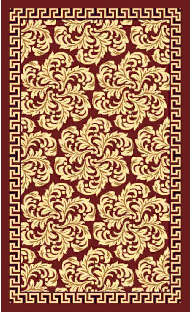 Ковер Kamalak tekstil, прямоугольный, цвет: бордовый , 50 x 100 см. УК-0496УК-0496 Ковер Kamalak tekstil, прямоугольный, цвет: бордовый , 50 x 100 см. УК-0496УК-0496Ковры-паласы выполнены из полипропилена. Ковры обладают хорошими показателями теплостойкости и шумоизоляции. Являются гиппоалергенными. За счет невысокого ворса ковры легко чистить. Вам придется по душе широкая гамма цветов и возможность гармонично оформить интерьер. Практичный и устойчивый к износу ворс - от постоянного хождения не истирается, не накапливает статическое электричество. Структура волокна в полипропиленовых моделях гладкая, поэтому грязь не может выесться, на ворсе она скапливается с трудом. Полипропилен не впитывает влагу, отталкивает водянистые пятна. Уход: Самый простой способ избавить изделие от грязи – пропылесосить его с обеих сторон (лицевой и изнаночной).Влажная уборка с применением шампуней и моющих средств не противопоказана. Если шерсти и шёлку универсальные чистящие составы не подходят, то для синтетики они придутся в самый раз.Хранить их нужно рулоном, не складывая «салфеткой».При надлежащем уходе синтетический ковёр прослужит долго, не утратив ни яркости узора, ни блеска ворса, ни его упругости.