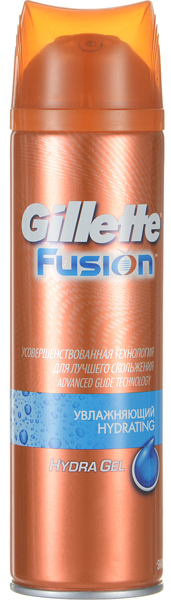Gillette Fusion Гель для бритья Hydrating, увлажняющий, 200 мл gillette гель для бритья успокаивающий mach3 200 мл
